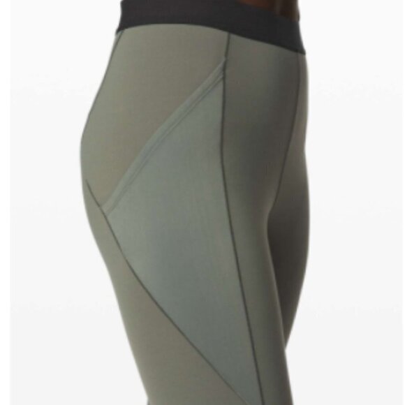 Lululemon Lab Esker Tight Legging Palm Deco sz 10 - Picture 5 of 11